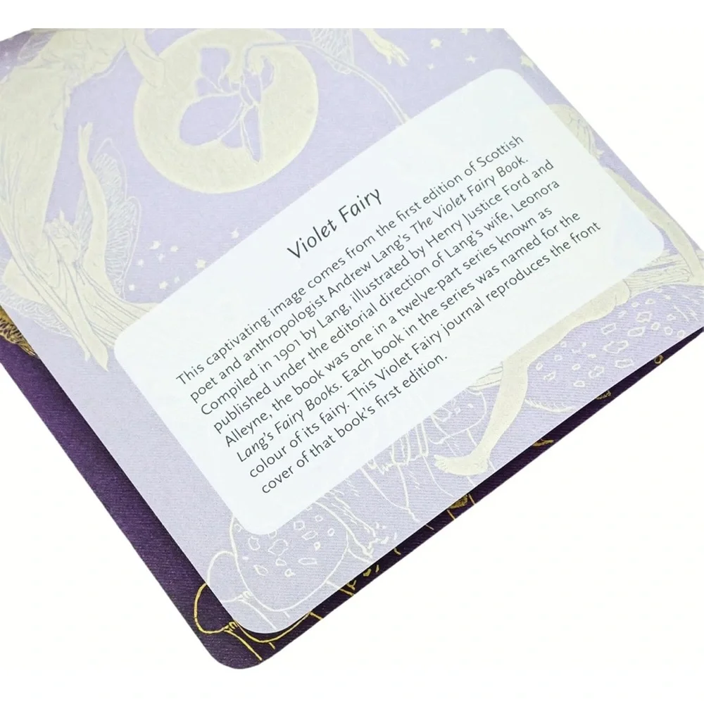 Paperblanks Lang's Fairy Books Violet Fairy Unlined Softcover Journal/Notebook